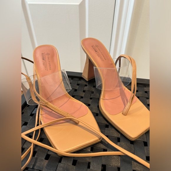 NWOT Call it Spring - ESMERALDA Beige Heels - Picture 4 of 9